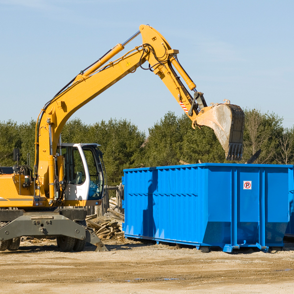 what happens if the residential dumpster is damaged or stolen during rental in Country Knolls